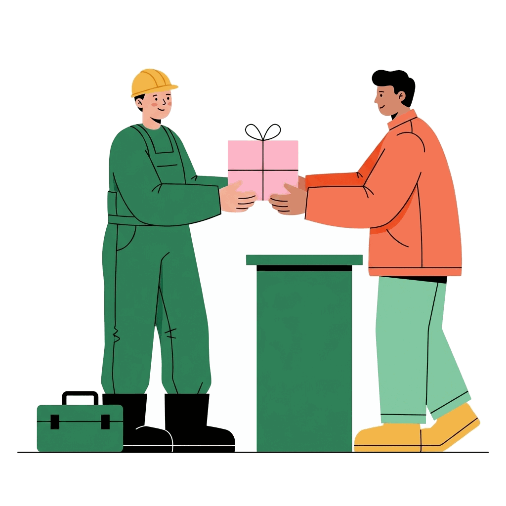 Trade customers engaging with a B2B loyalty promotion